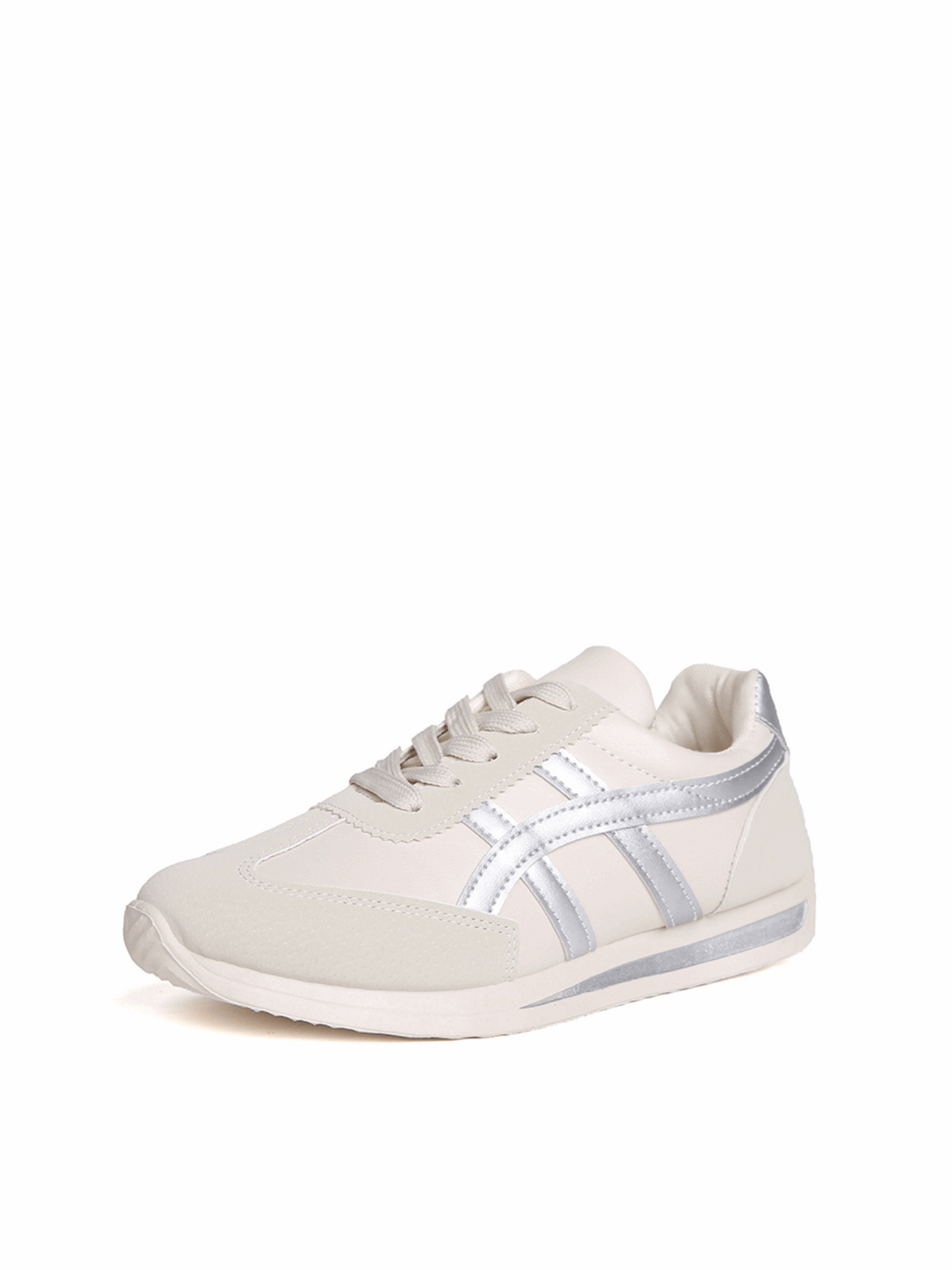 Simple Endure Low-cut-Silver