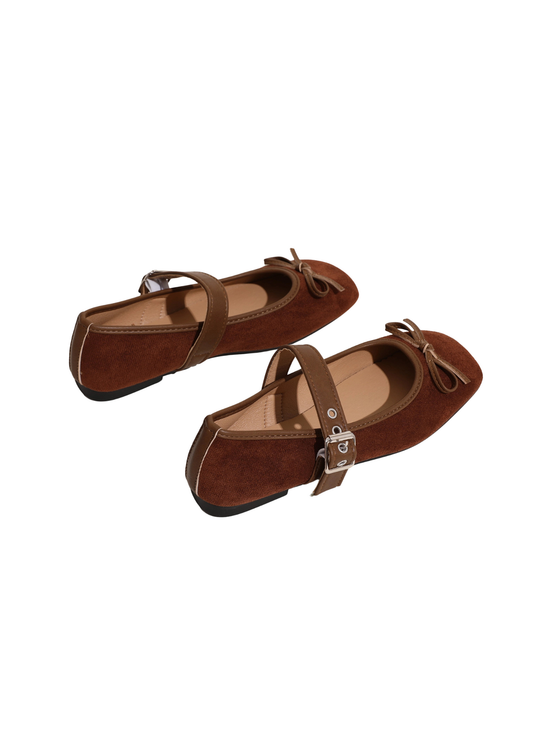 Velouré Élise Closed Toe Loafer- Brown
