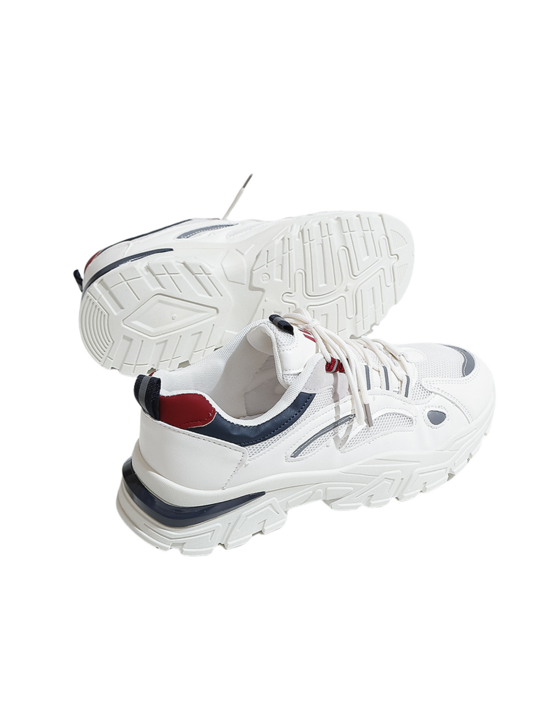 AirStride Aero Lace-up Sneakers-Blue/Red