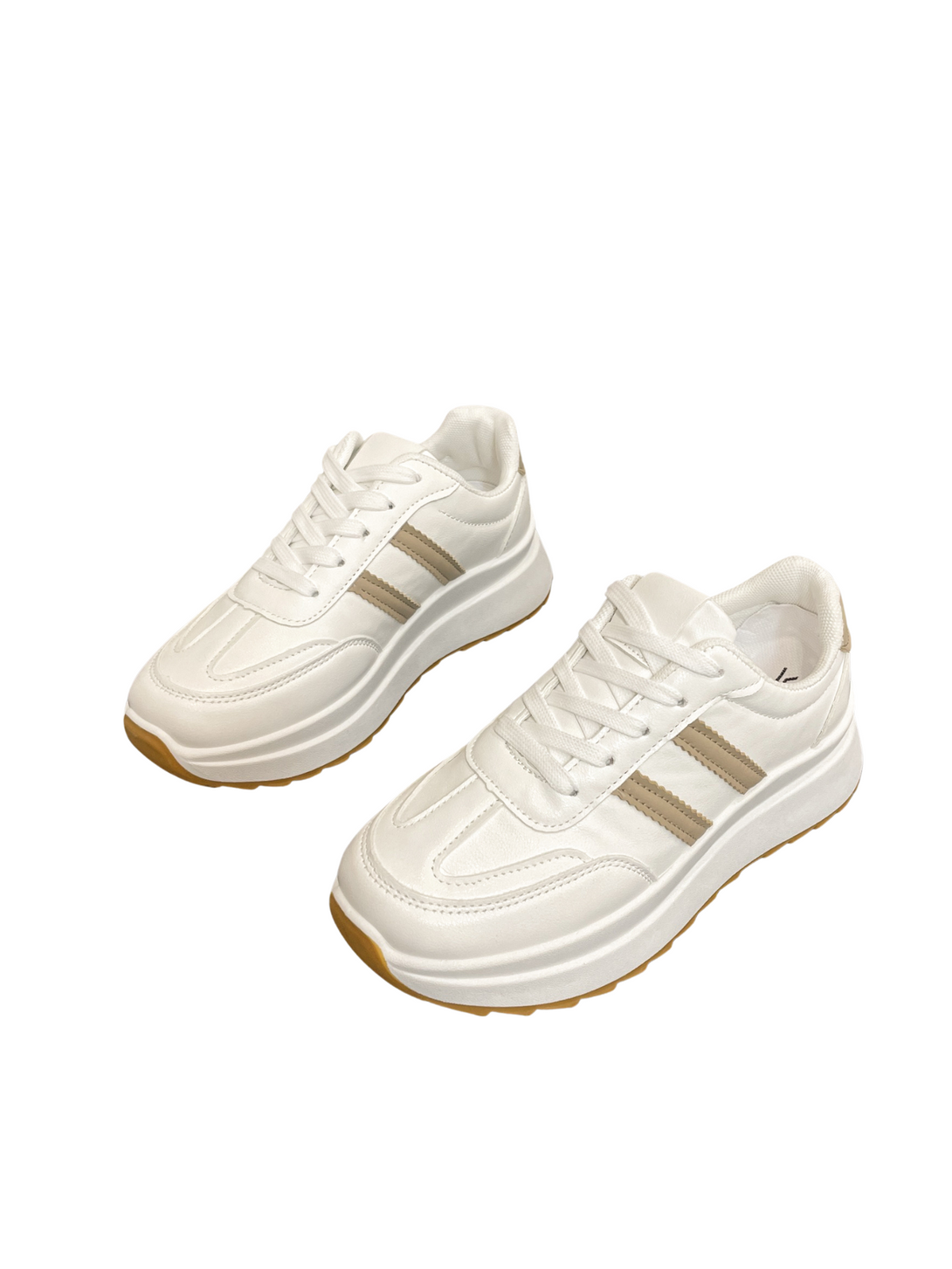 Glance Lace-up Sneakers-Black
