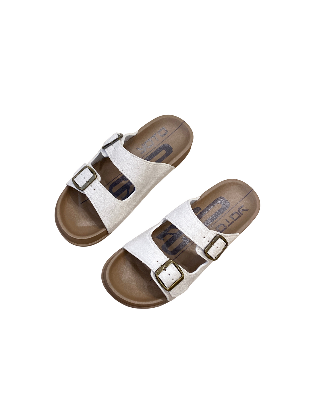 Quiet Comfort Dual Buckle Slides Sandals-Black