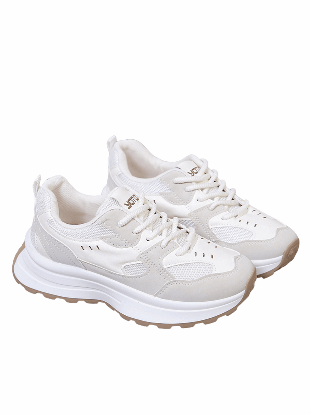 AirStride Zephyr Lace-up Sneakers-Beige