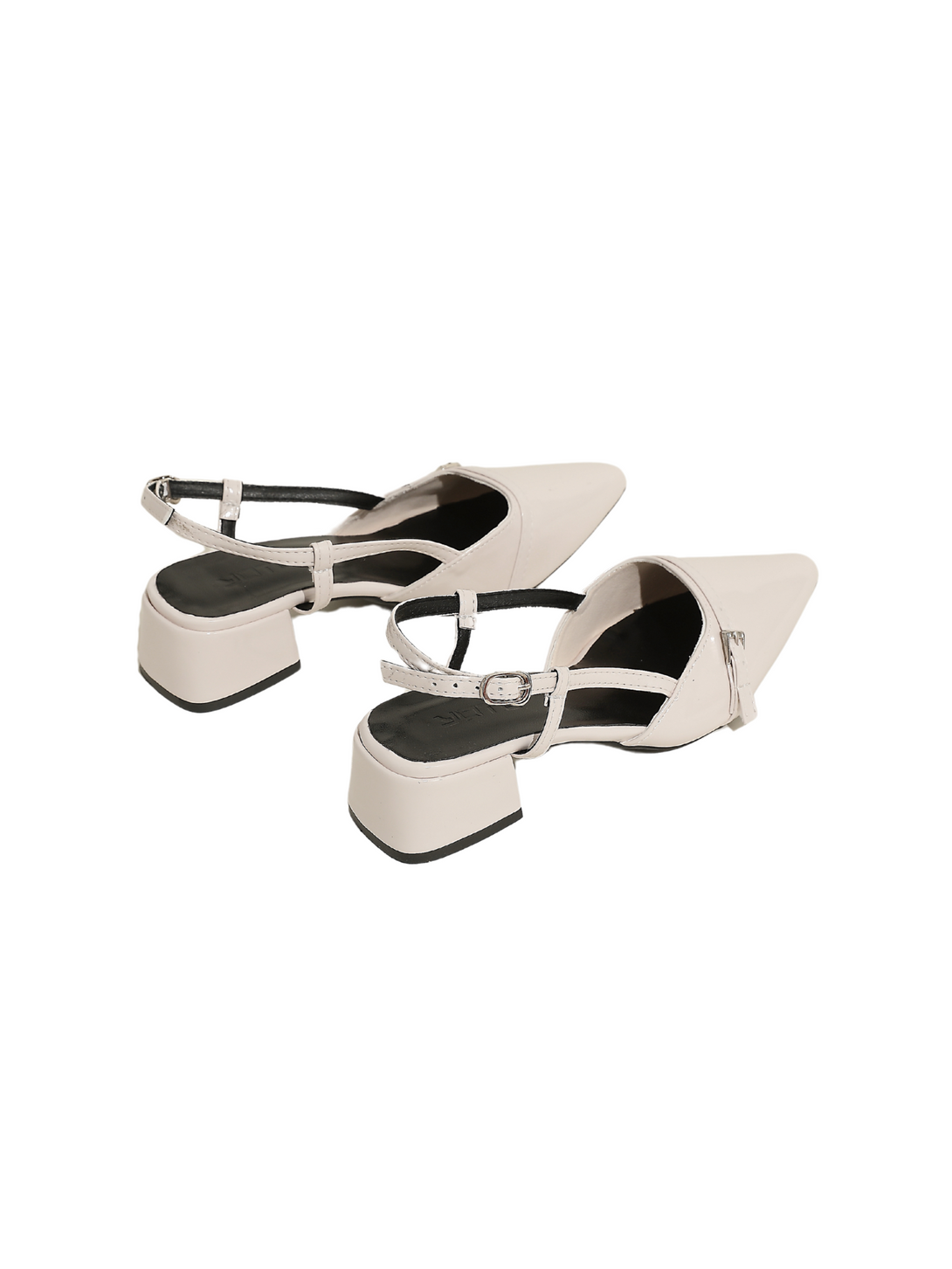 Gleam Block Heel-Red