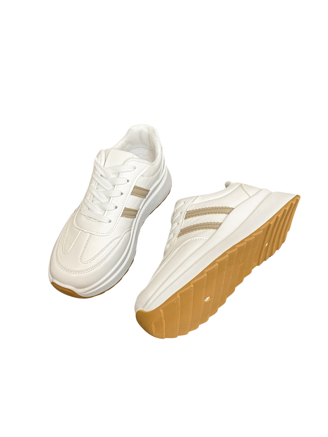 Glance Lace-up Sneakers-Black