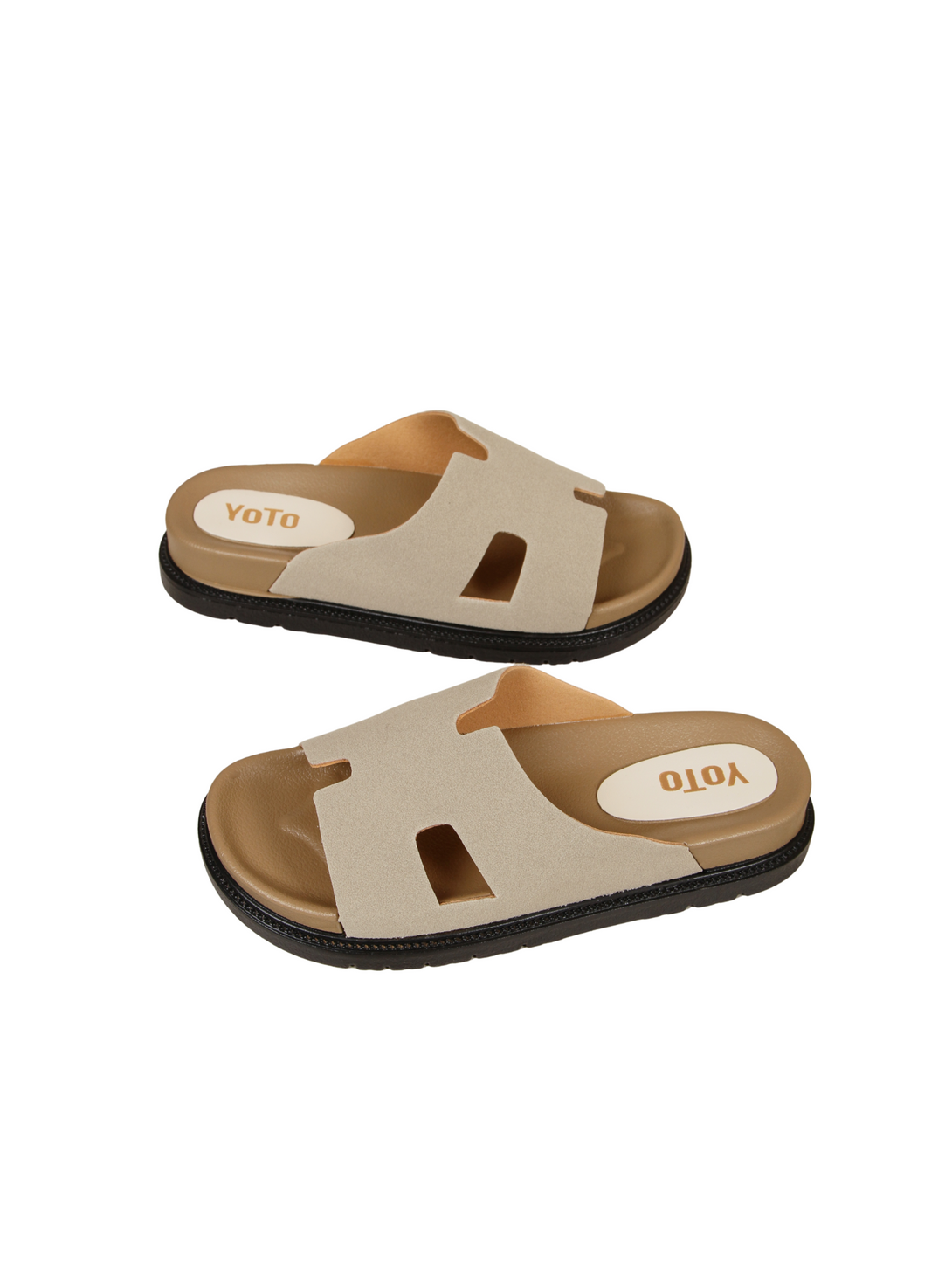 Slumber Soft Comfort Slides Sandals-Black