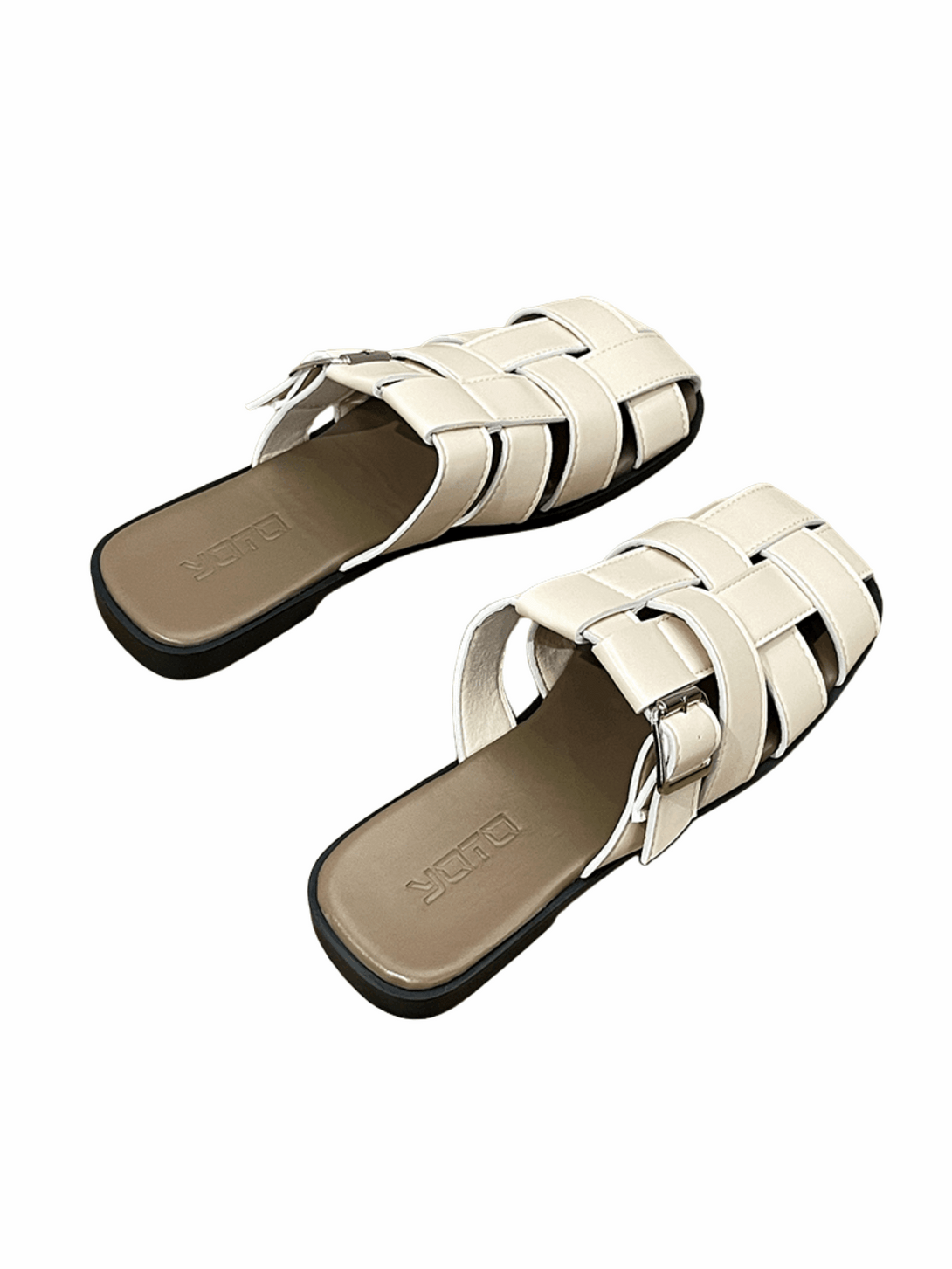 Vita Stroll Platform Mule Loafers-Biege