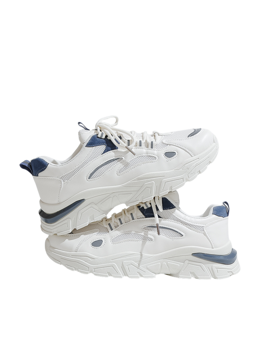 AirStride Aero Lace-up Sneakers-Blue/Red