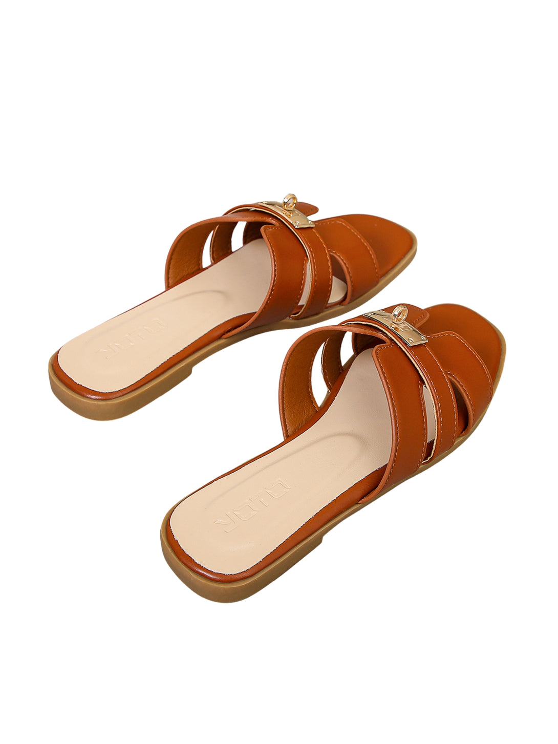 Urban Mellow Flat Slides-Black