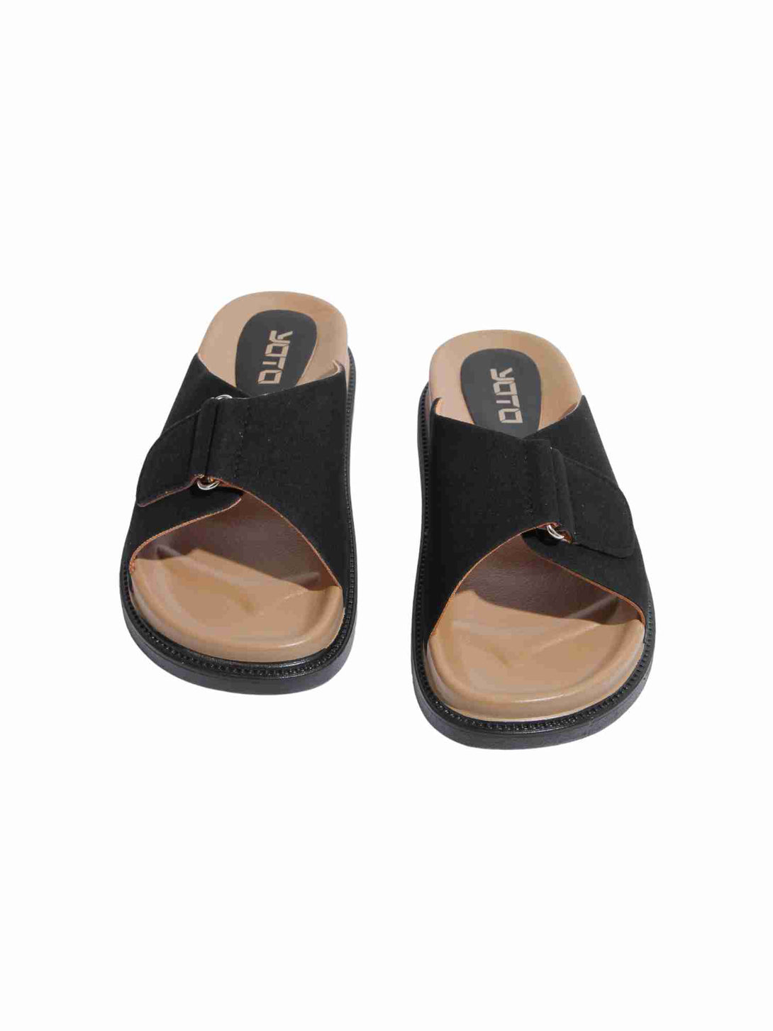 Core Slip Flat Slide Slipper-Beige