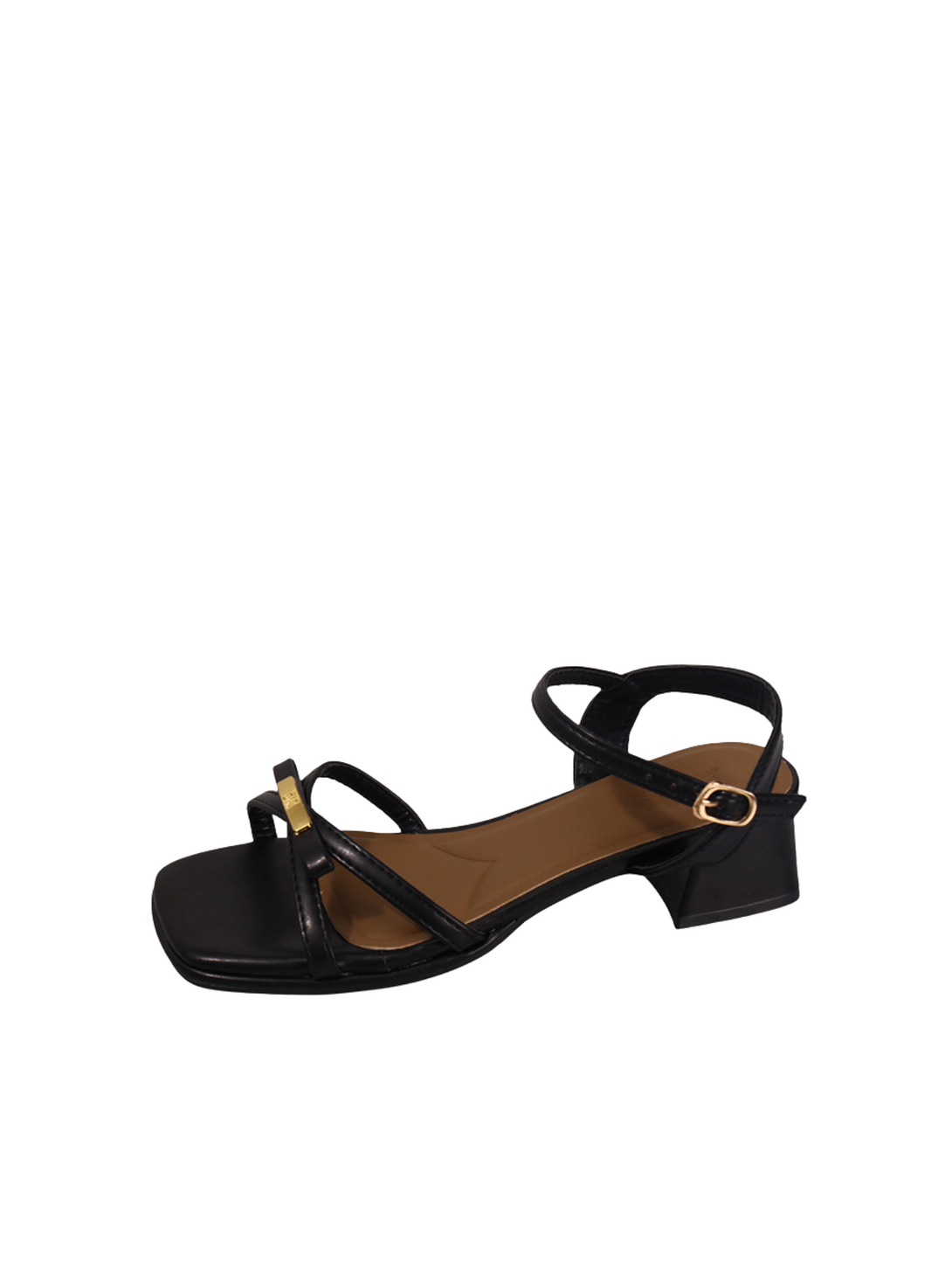 Urban Stride Square-Toe Sandal-Brown
