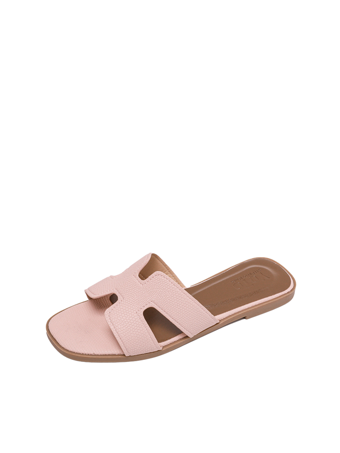 Vita Chill Flat Slides-Dark Brown