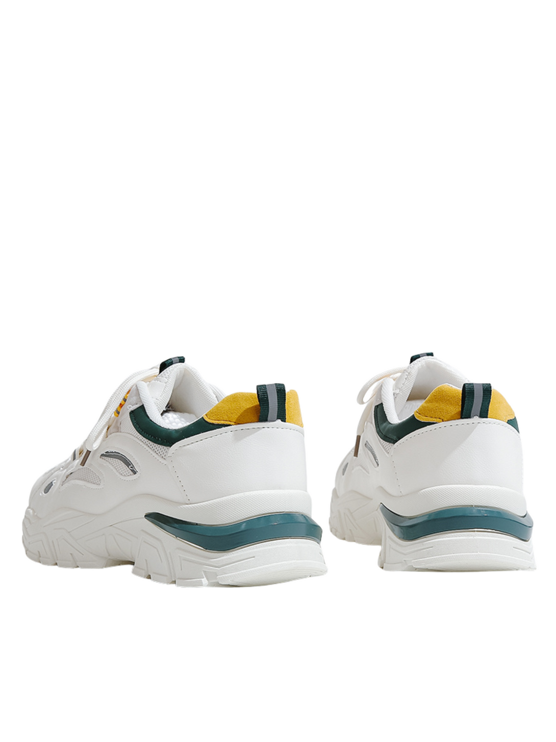 AirStride Aero Lace-up Sneakers-Green/Yellow