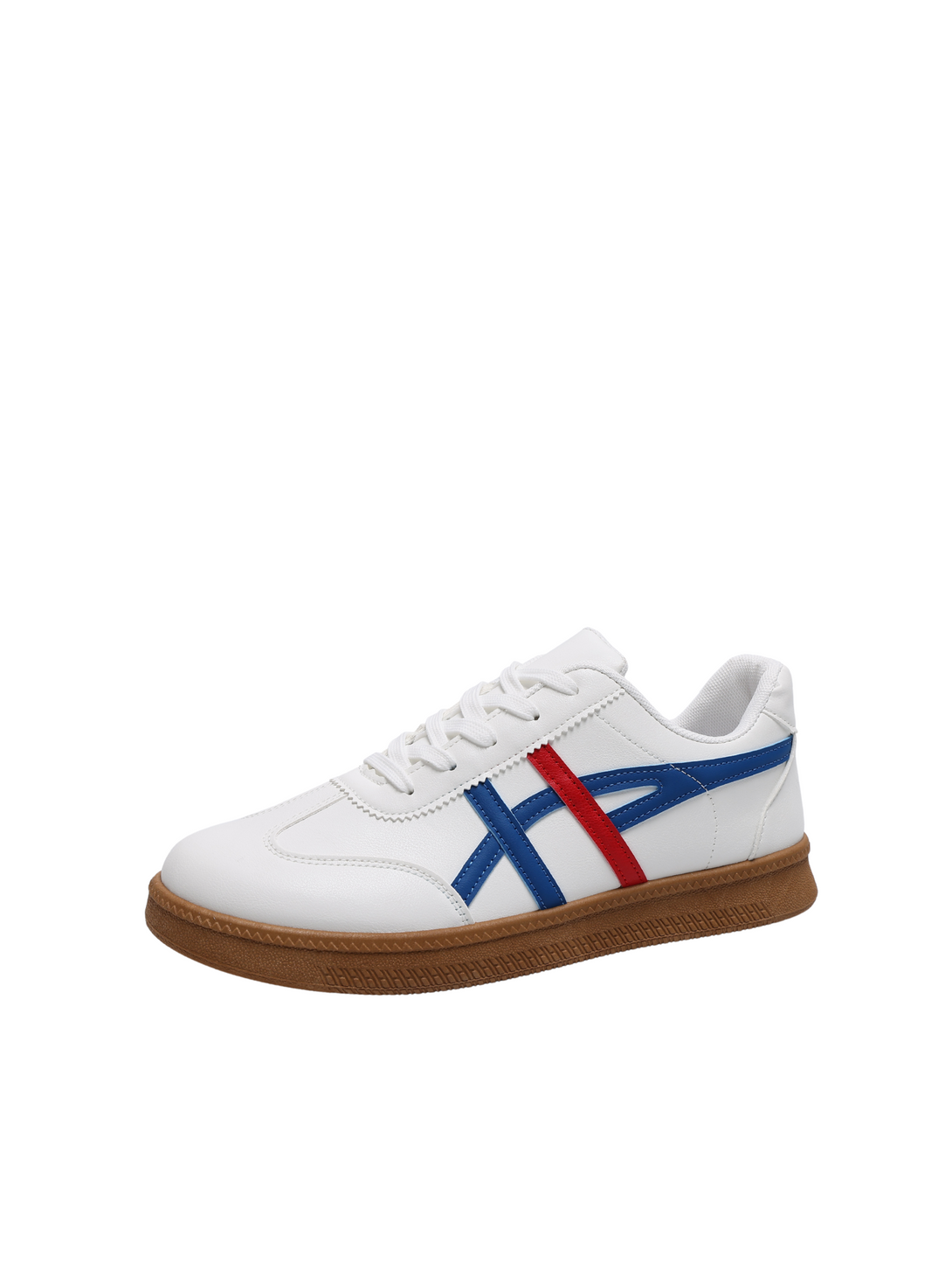 Simple Vitality Lace-up Sneakers-Blue