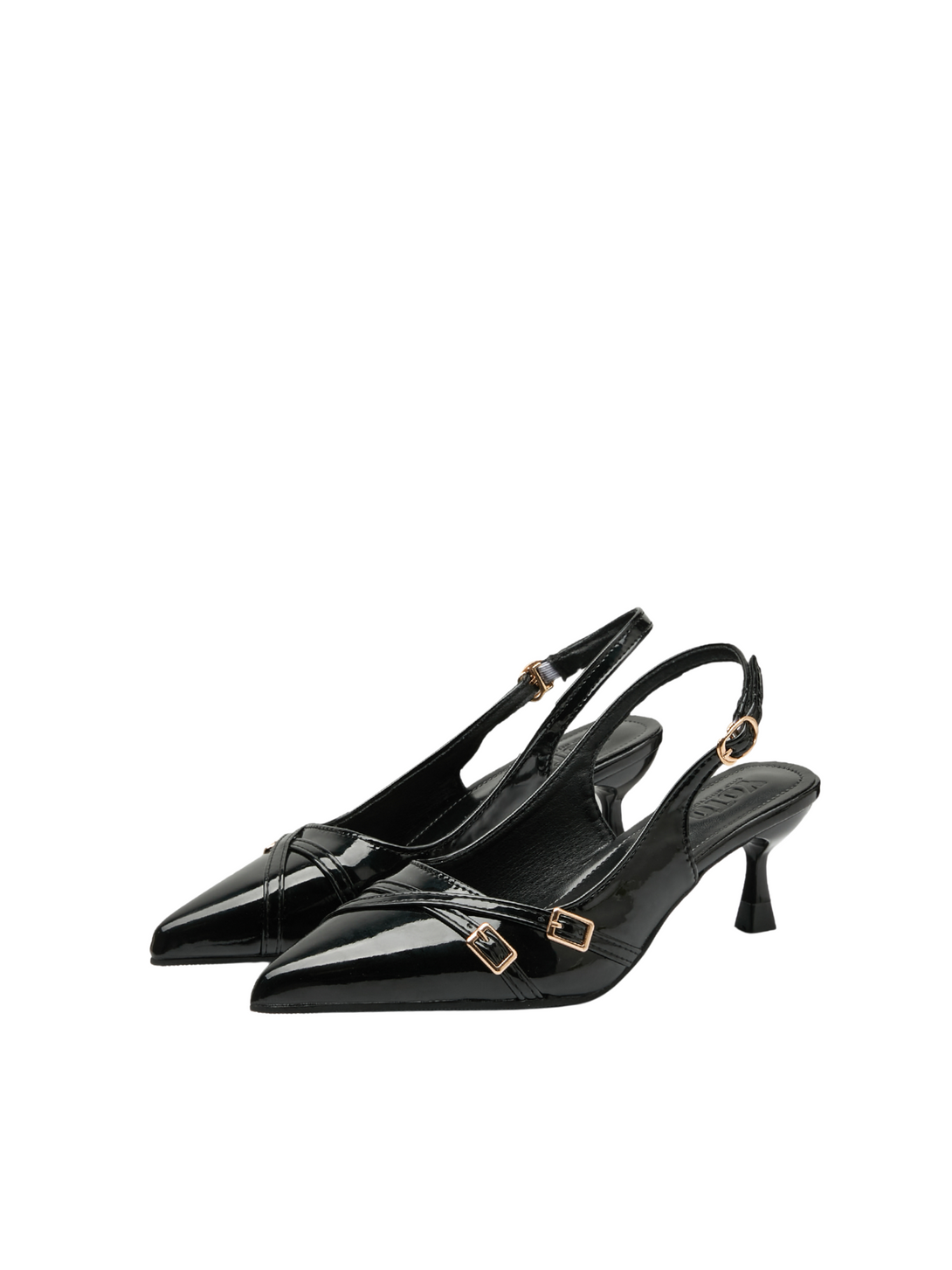 Charm Pointed Slingback Heels-Red