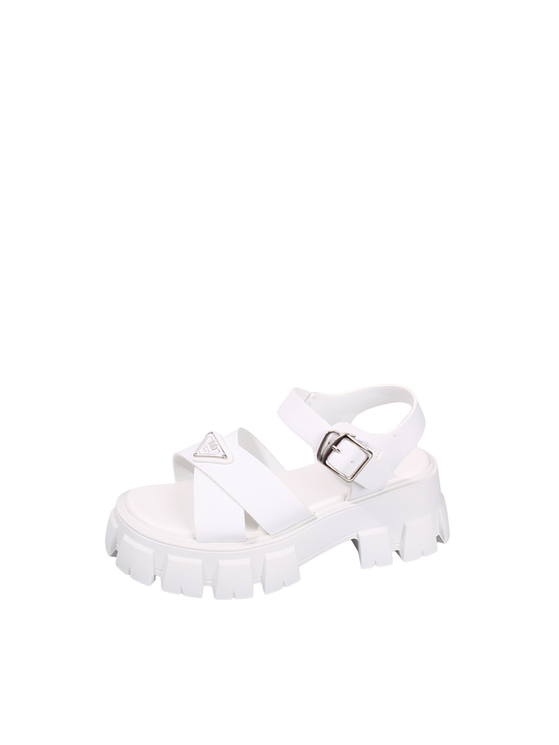Urban Terrain Platform Sandal- White