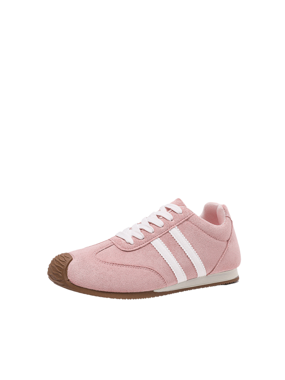 Simple Dwell Lace-up Sneakers-Pink