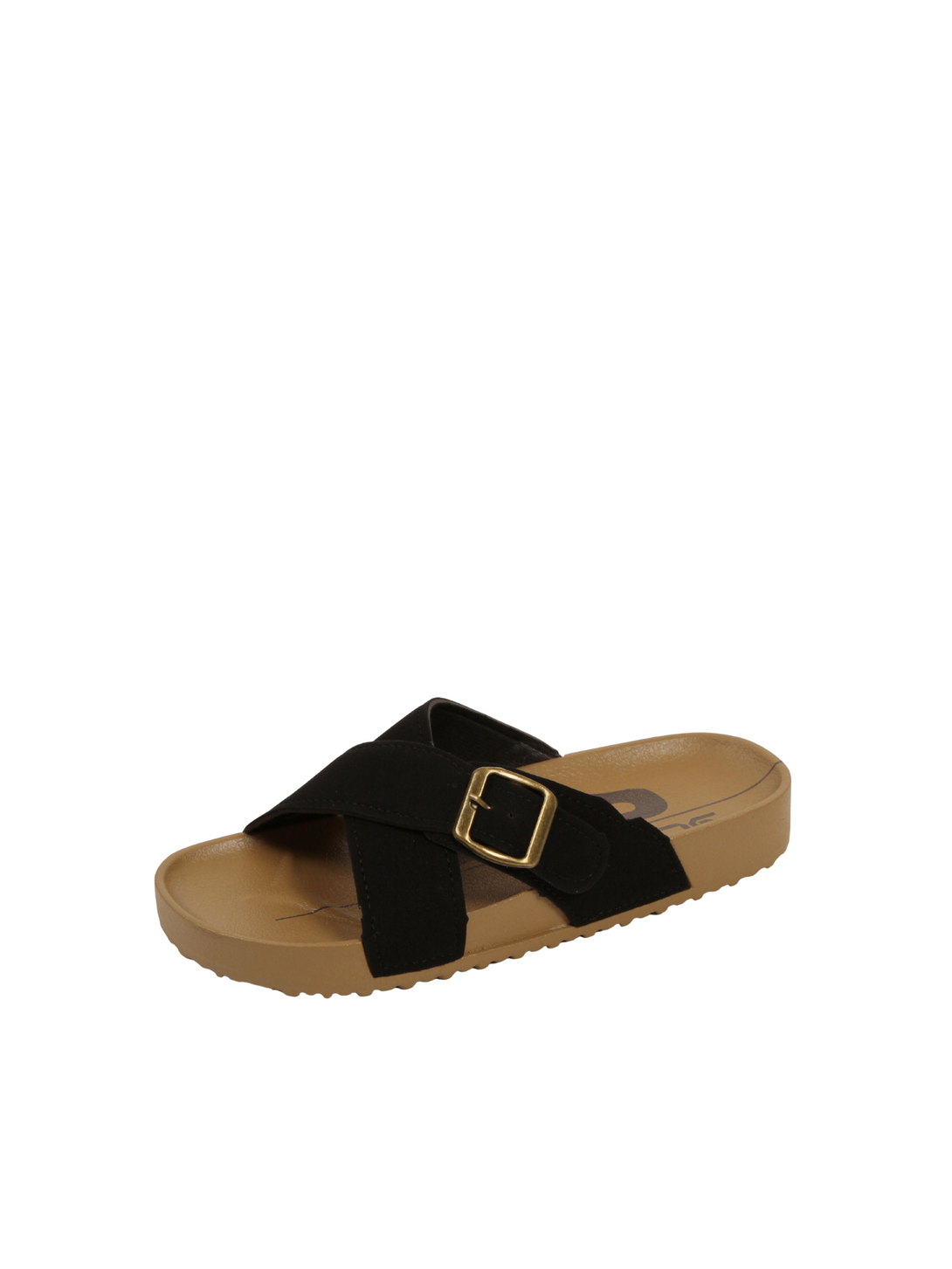 Calm Stepper Slides Sandals-Brown