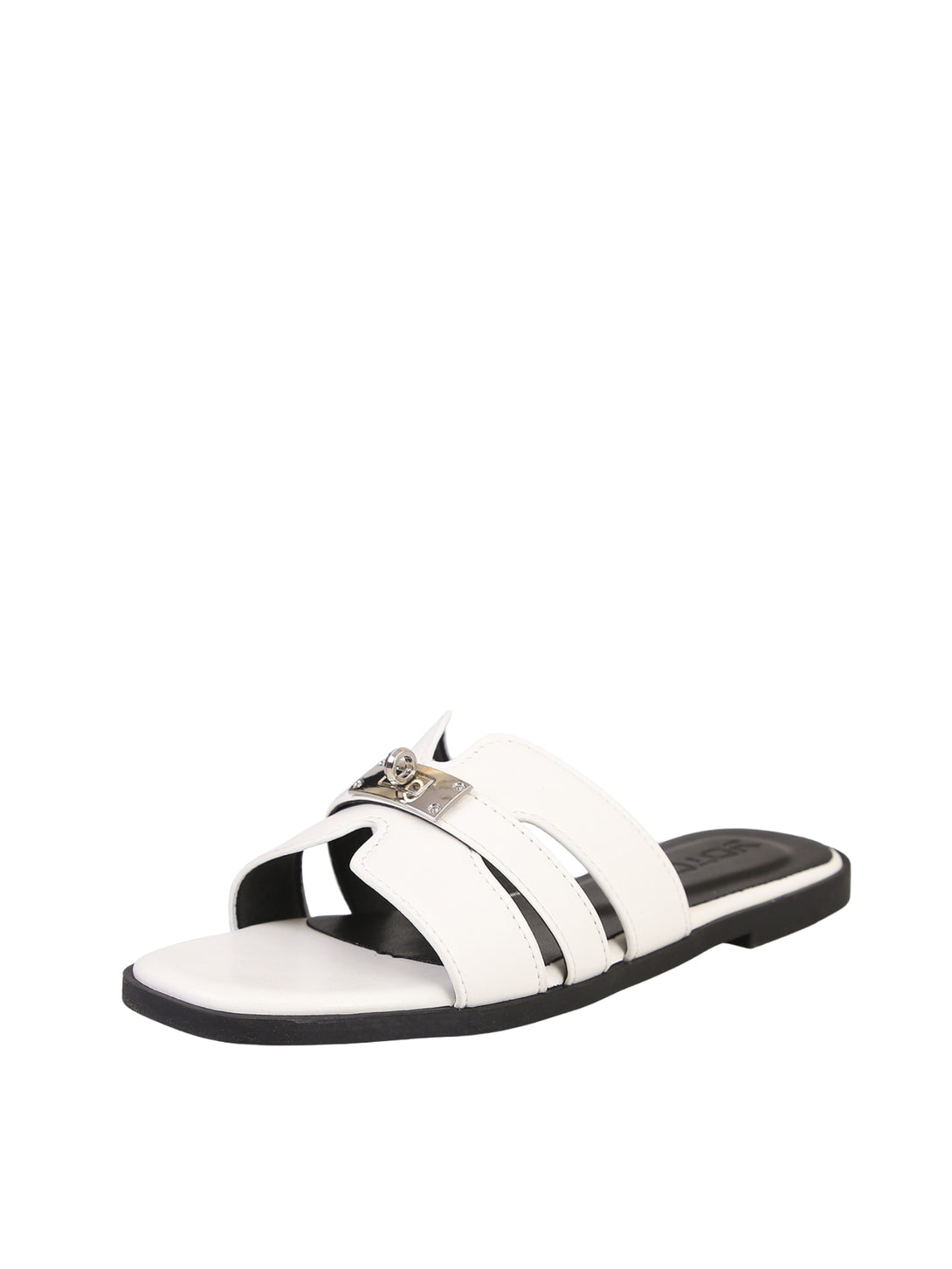 Urban Mellow Flat Slides-Black