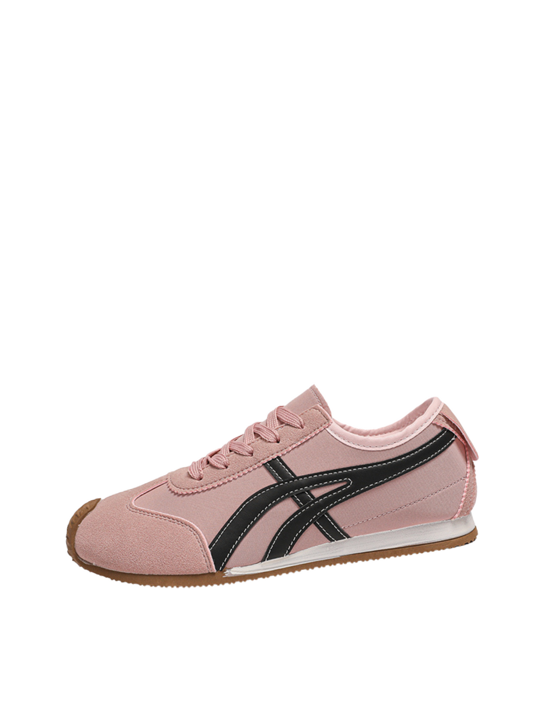 Simple Dash Lace-Up Sneaker-Pink