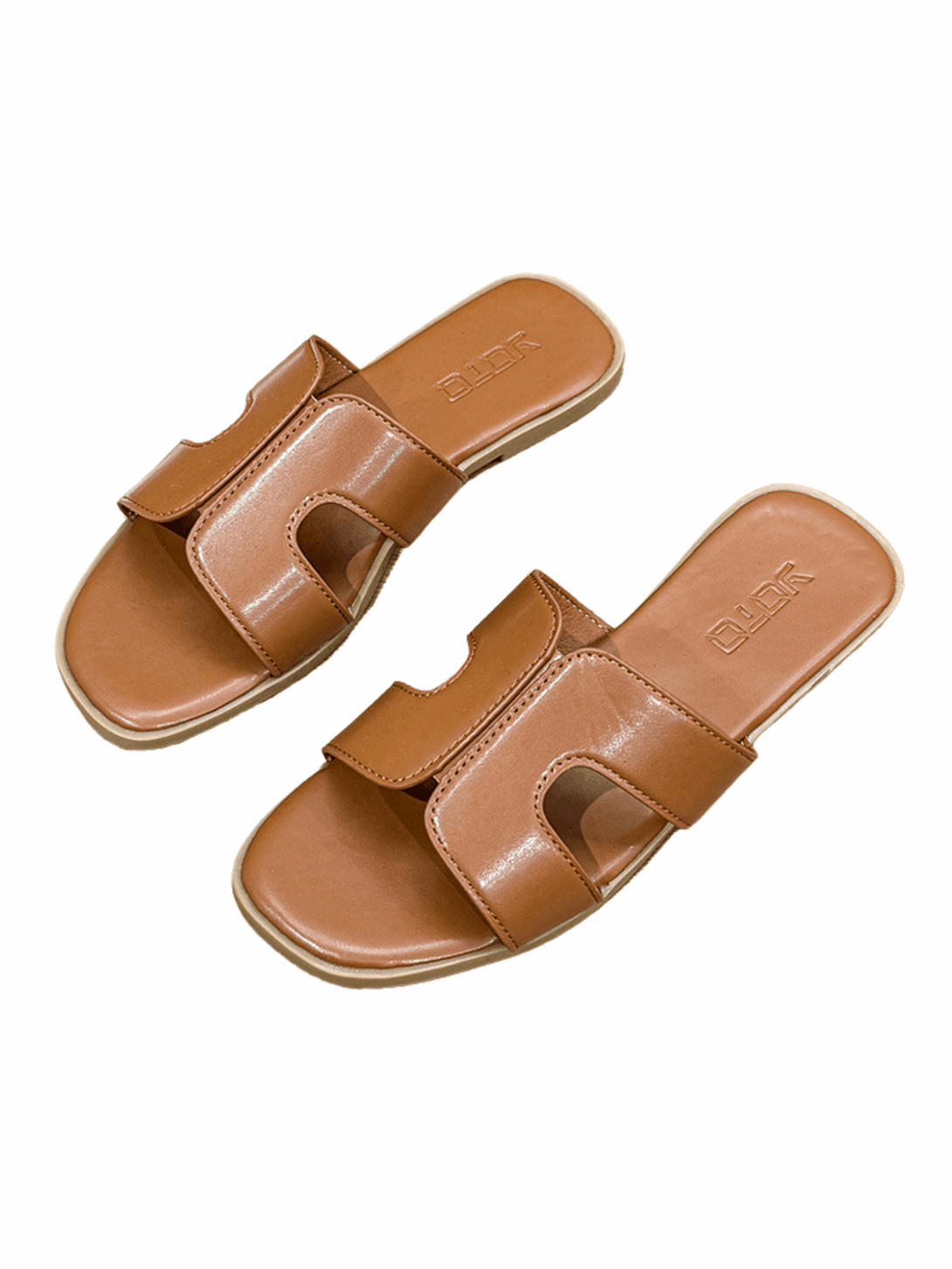 Vita Breeze Flat Slides-Brown