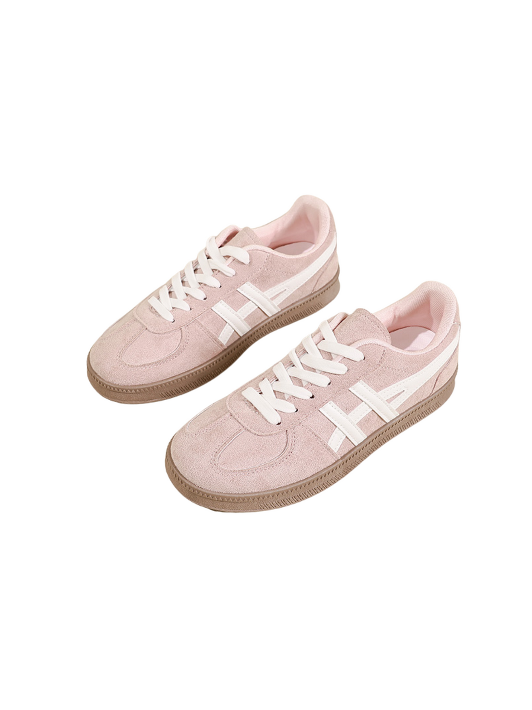 Velouré Aeris Lace-up Sneakers-Red