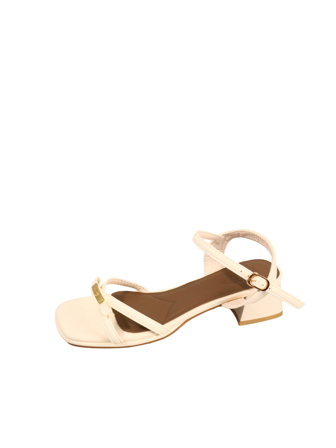 Urban Stride Square-Toe Sandal-Brown