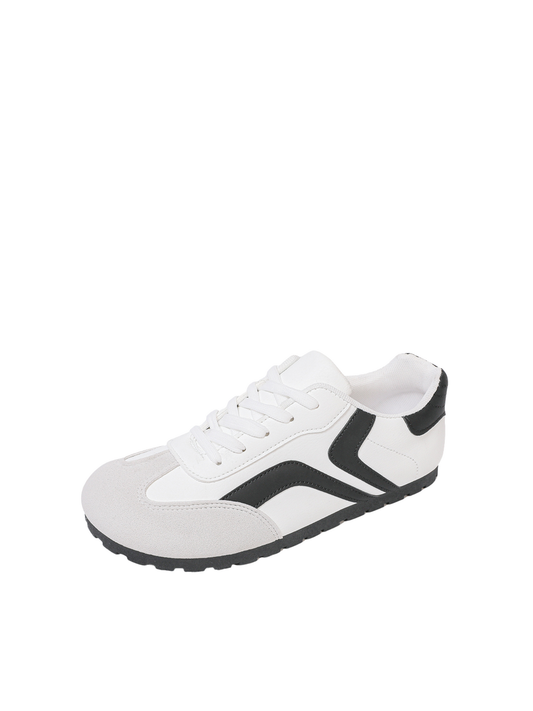 Simple Savvy Lace-Up Sneaker-White