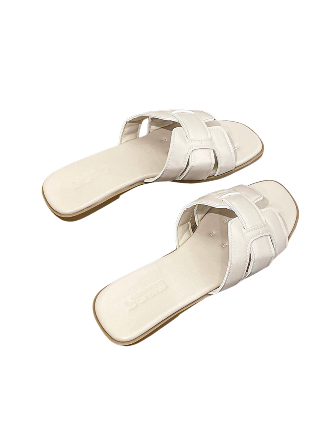 Vita Flow Flat Slides-Brown