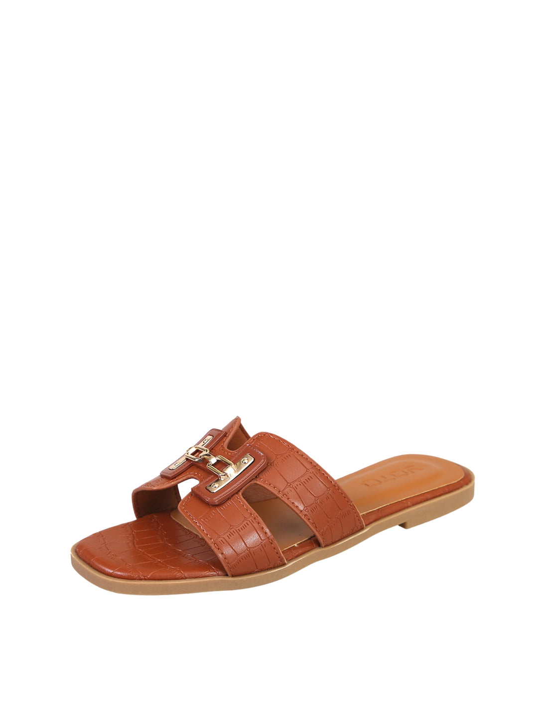 Urban Chic Flat Slides-Cream