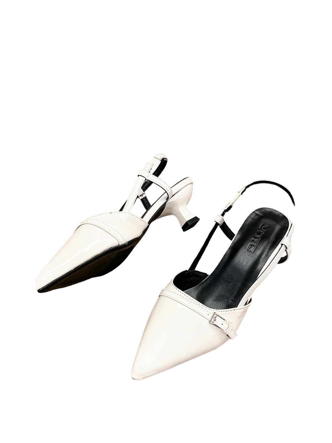 Midnight Kitten Heel-Black