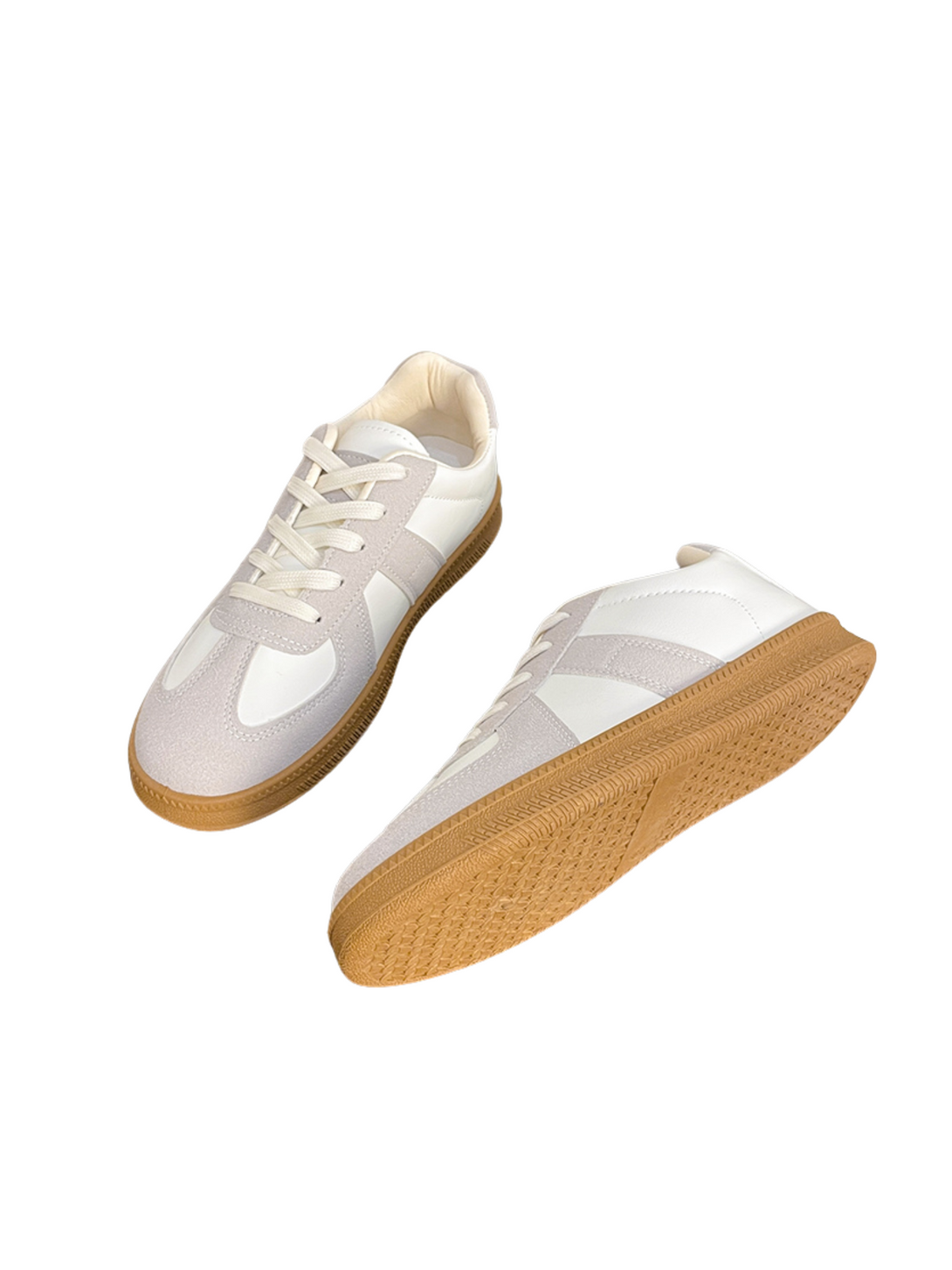 Rhythms Lace-up Sneakers-Gray