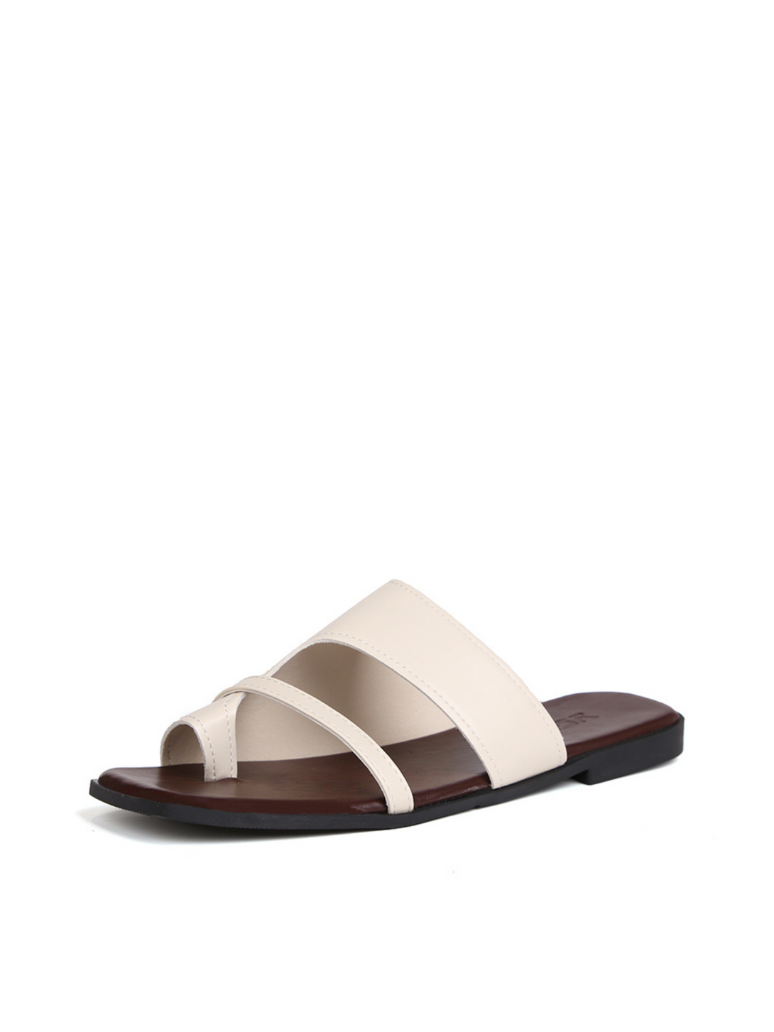 Vita Echo Flat Slides-Off White