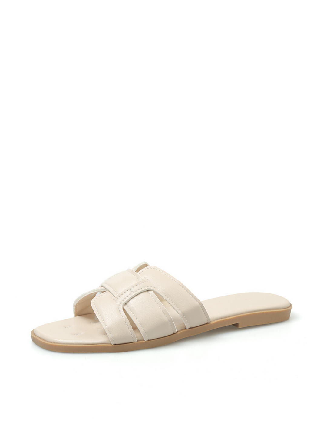 Vita Flow Flat Slides-Brown