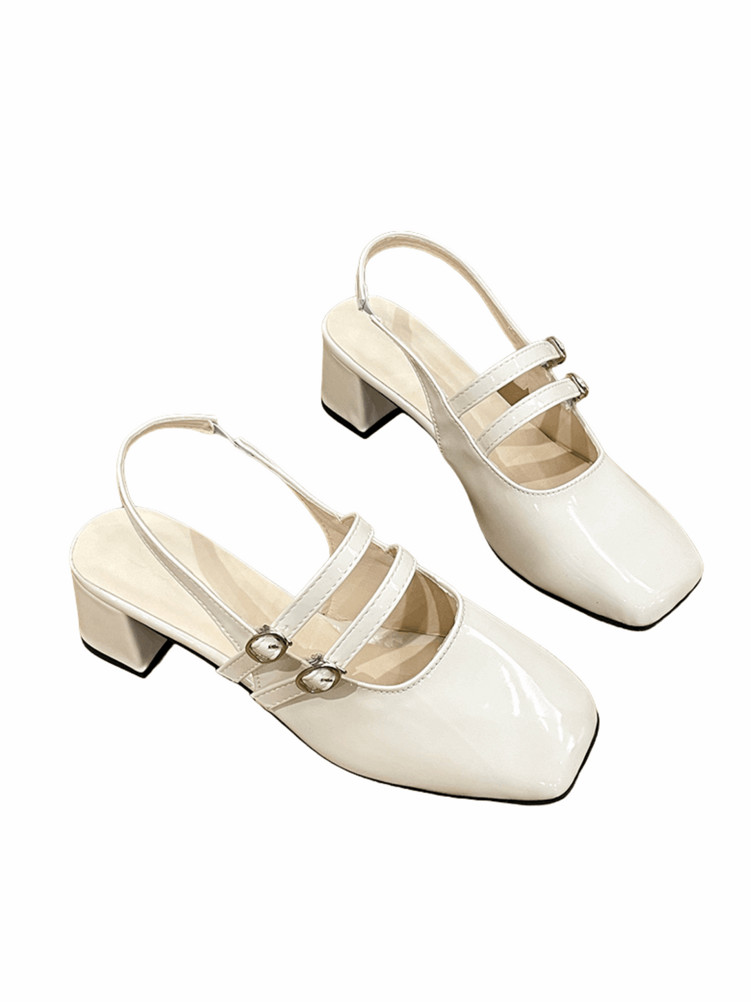 Élan Vivid Mary Jane Loafers-Beige