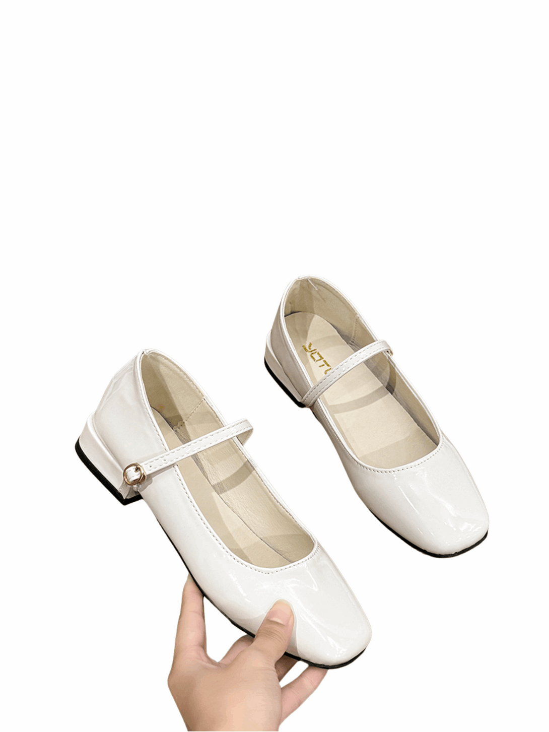 Élan Belle Mary Jane Loafers-Beige