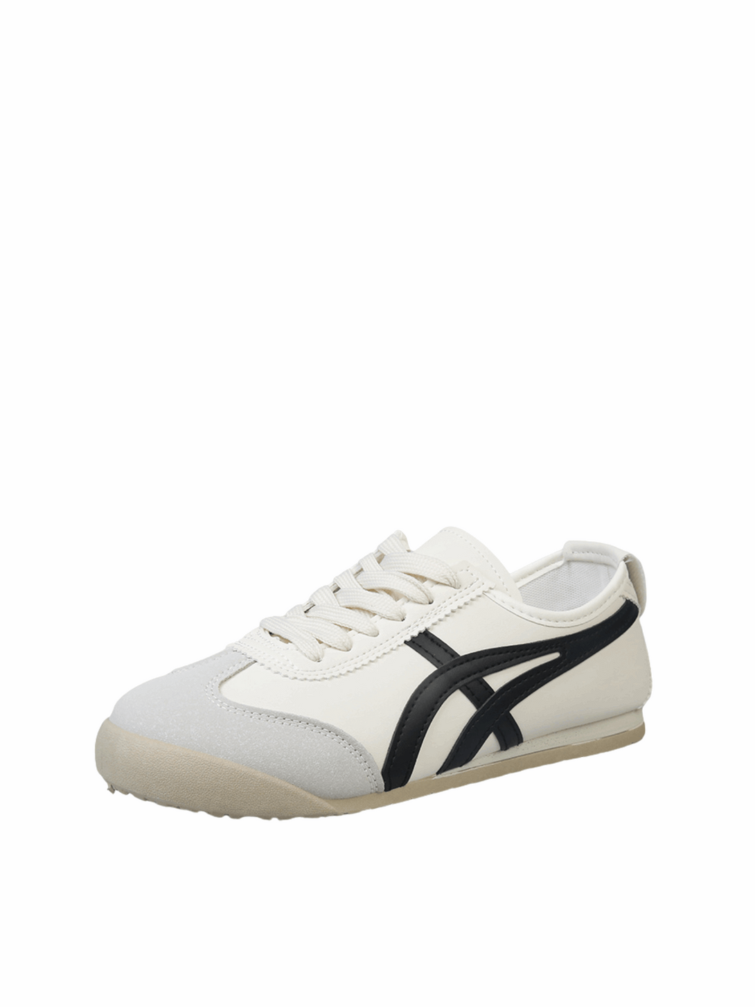 Simple Sprint Lace-up Sneakers-Black