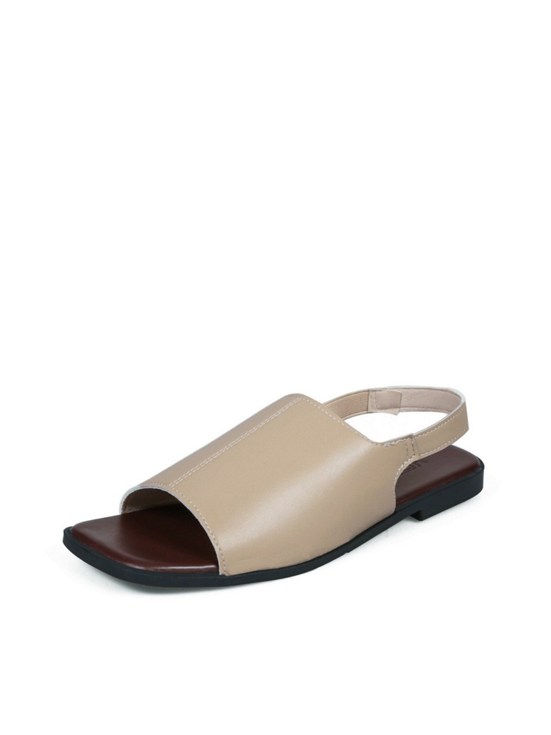 Vita Calm Flat Sandal-Black