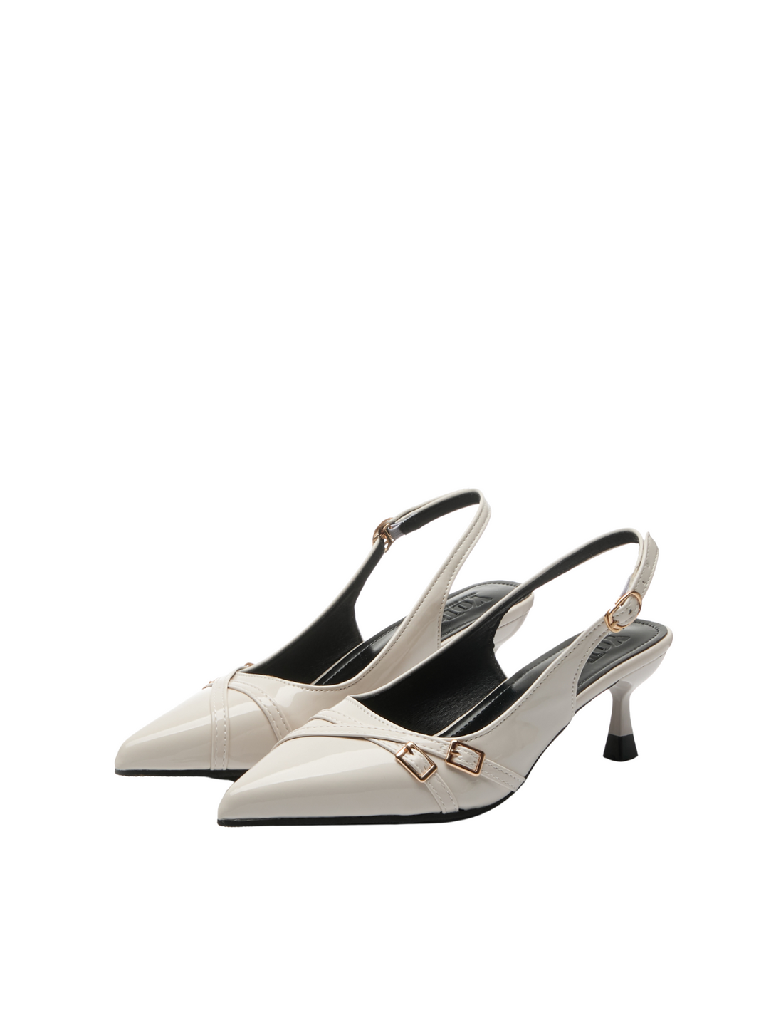 Charm Pointed Slingback Heels-Red