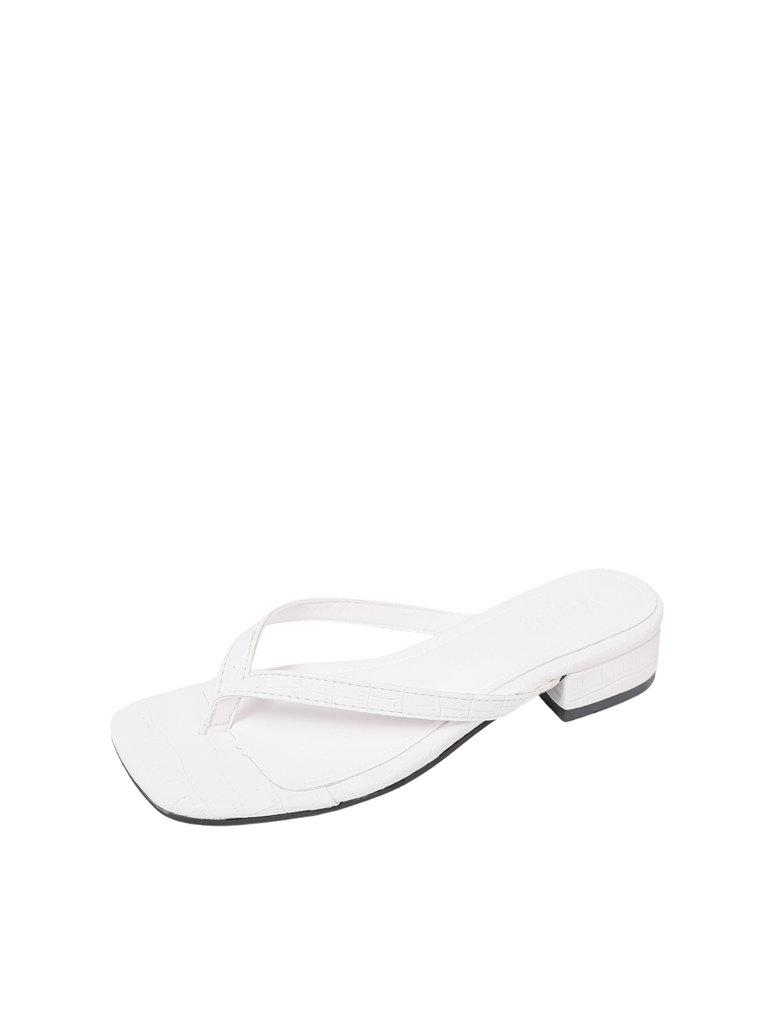 Urban Edge Chic Square-Toe Heeled Sandals-Brown