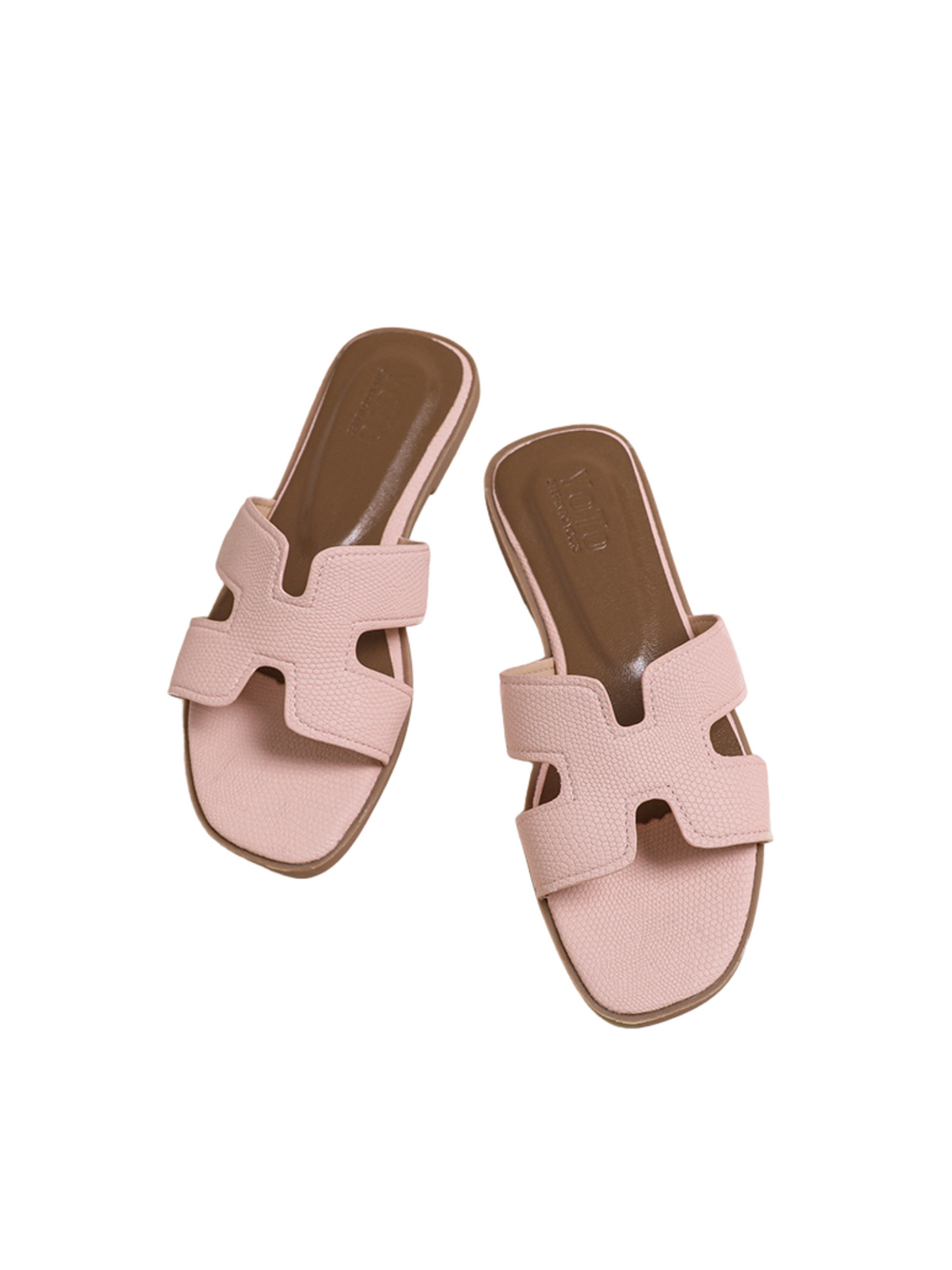 Vita Chill Flat Slides-Dark Brown