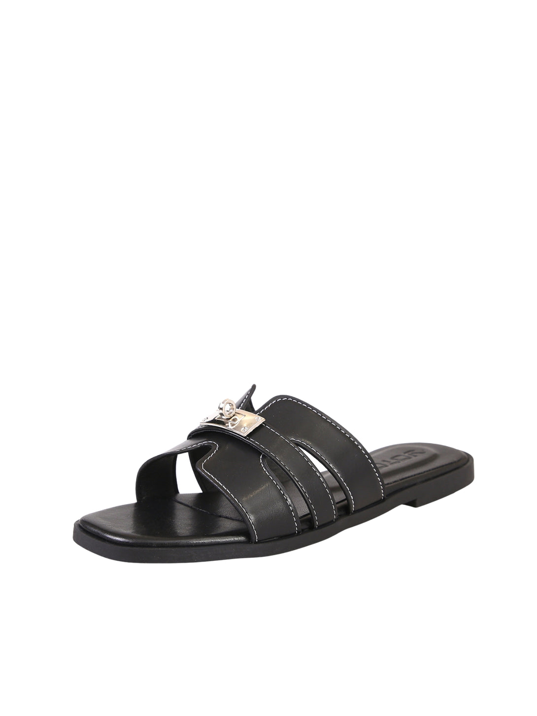 Urban Mellow Flat Slides-Black