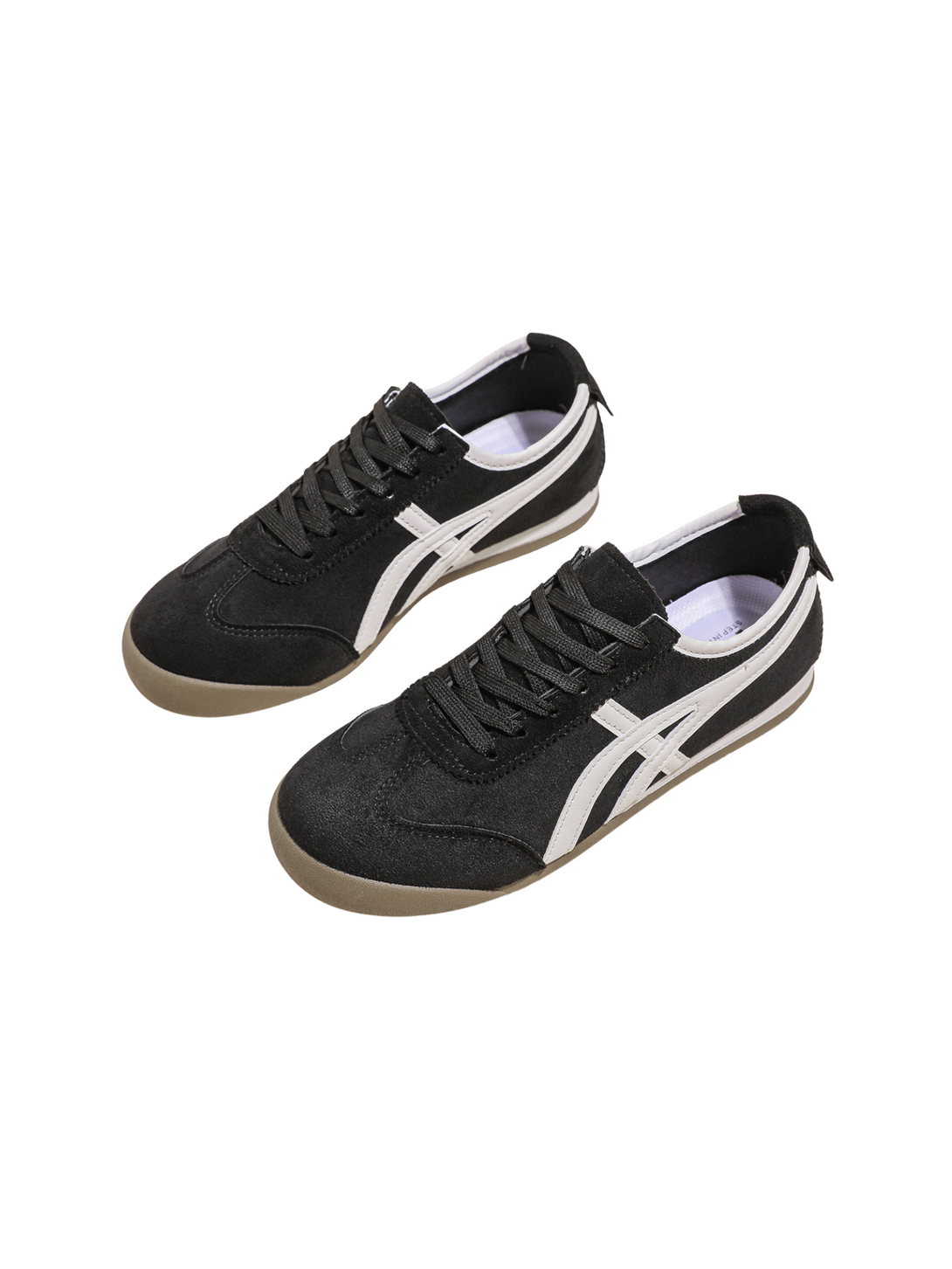 Velouré Valence Classic Street Sneakers-Red