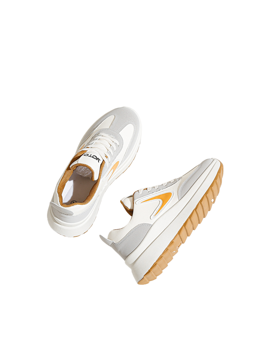 Sway Lace-up Sneakers-Brown