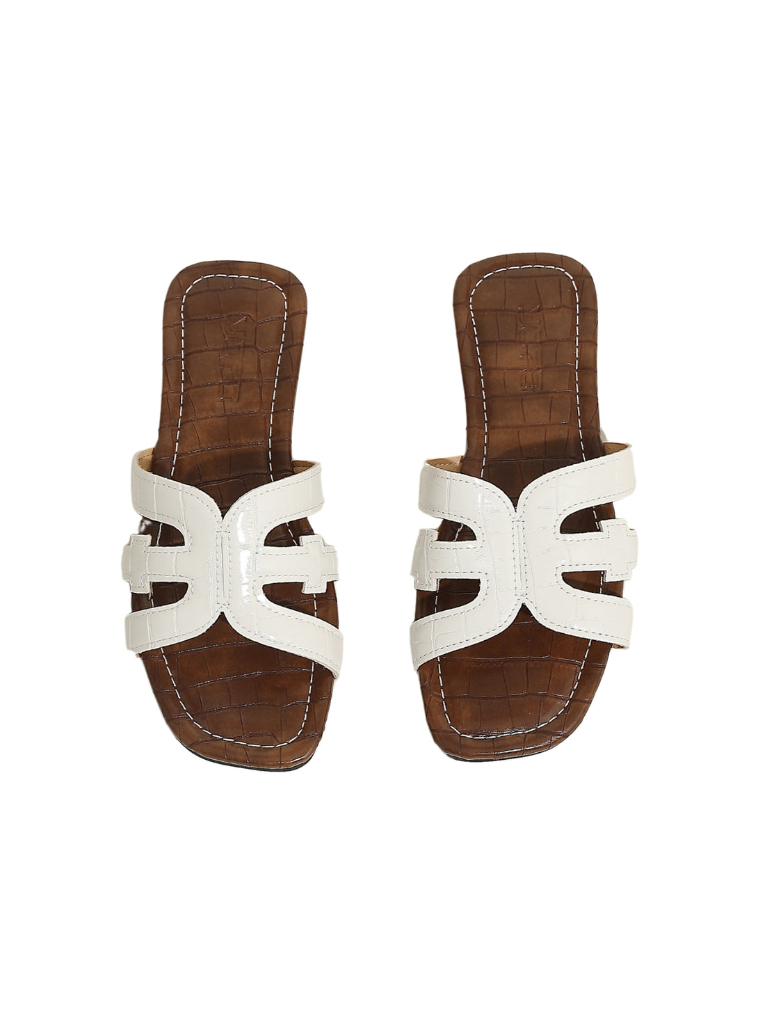 URBAN Glide Flat Slides-White