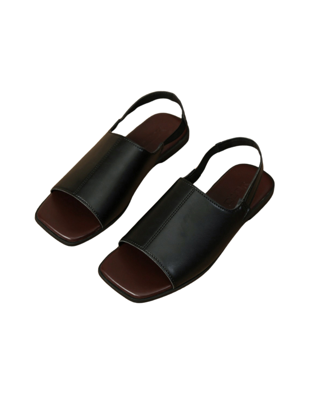 Vita Calm Flat Sandal-Black