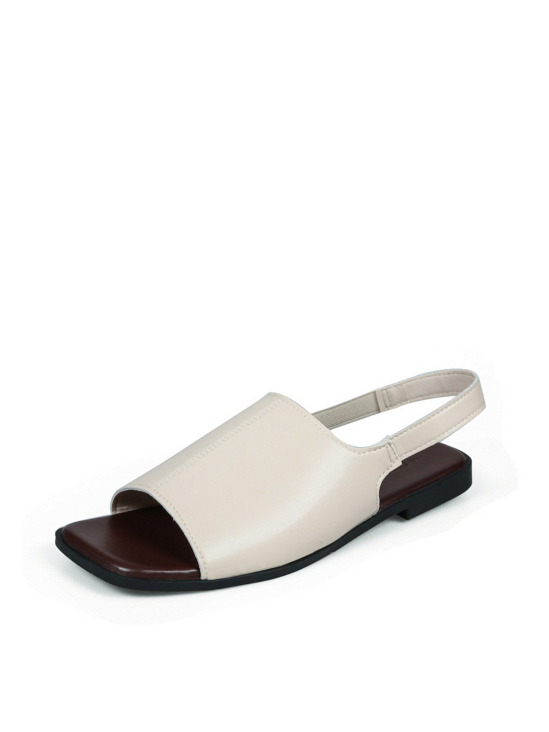 Vita Calm Flat Sandal-Black