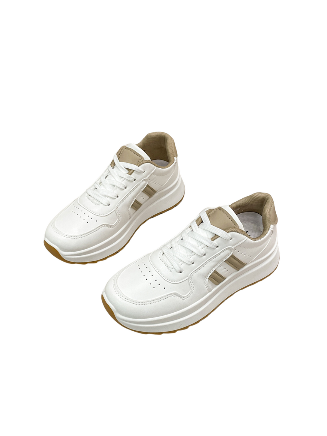 Haven Lace-up Sneakers-Khaki