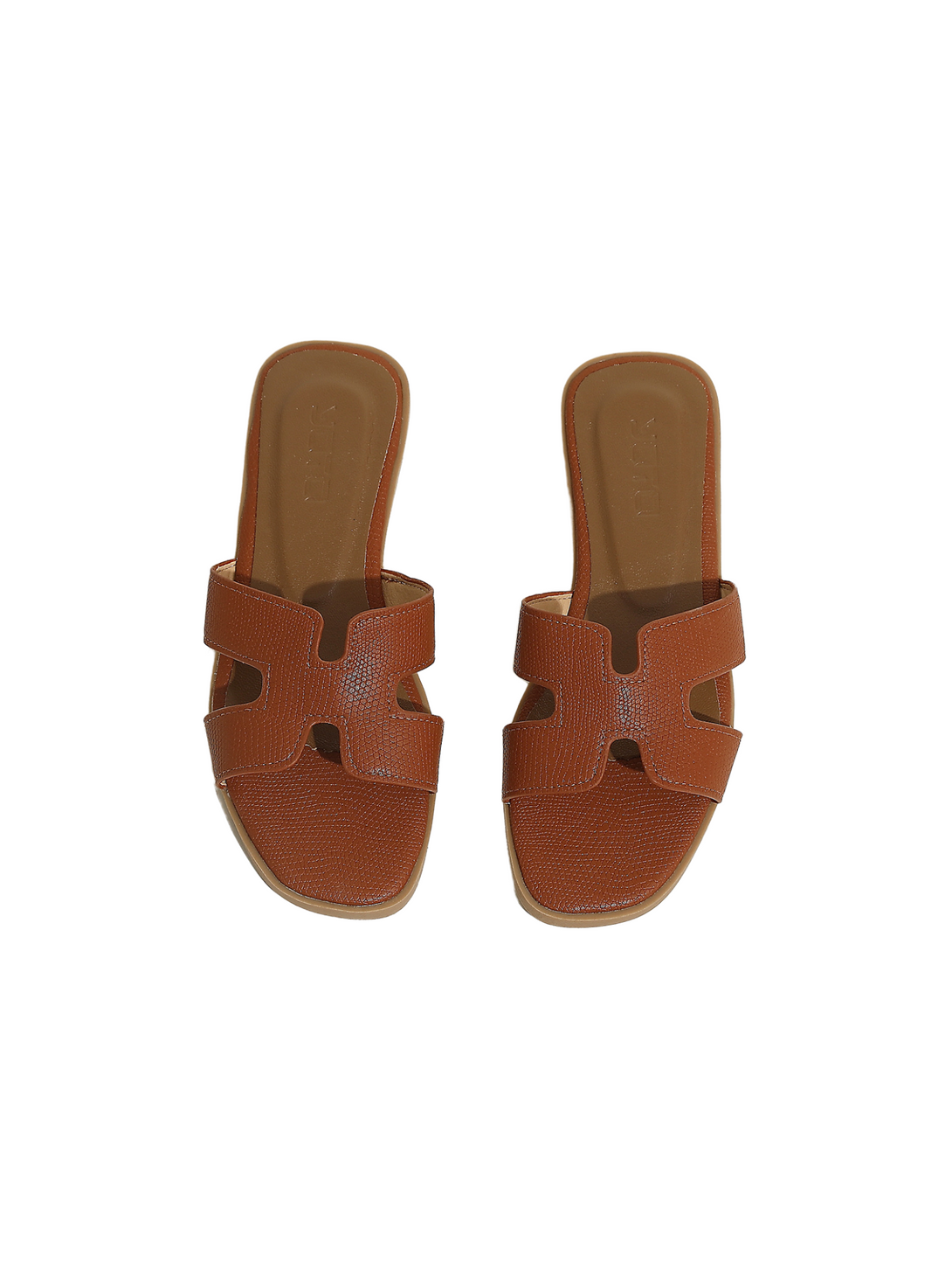Vita Chill Flat Slides-Dark Brown