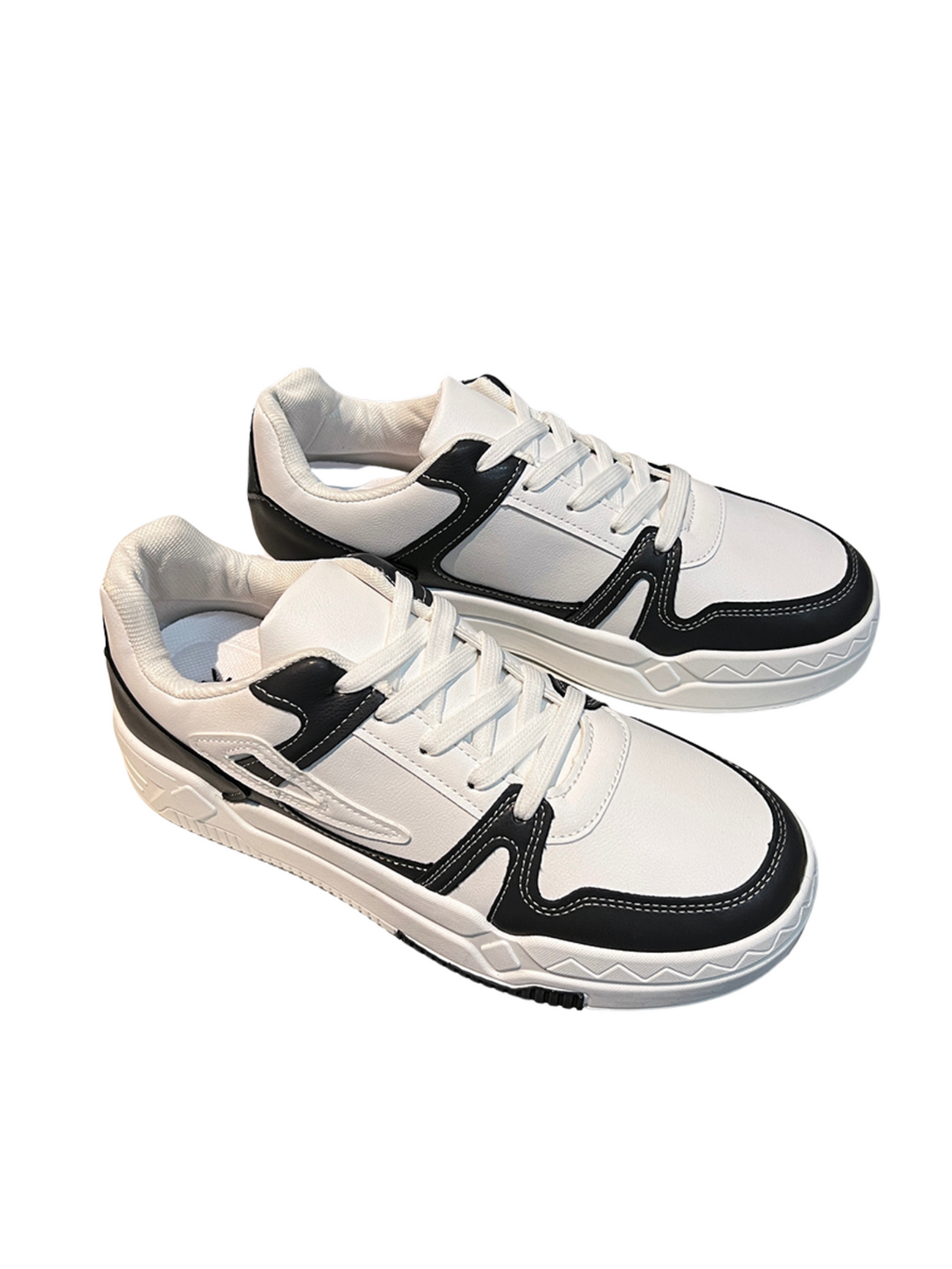 Stride Lace-up Sneakers-Gray