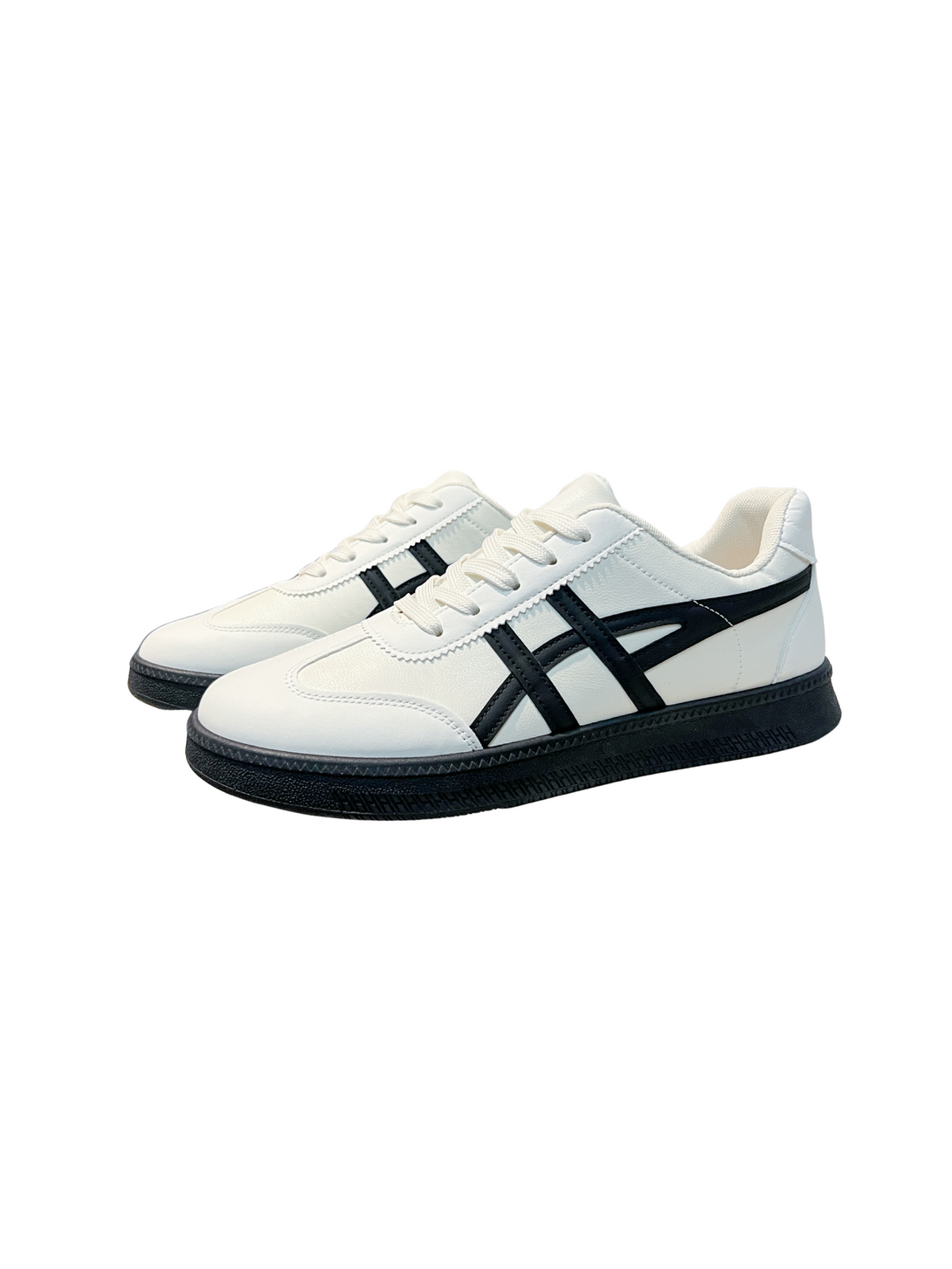 Simple Vitality Lace-up Sneakers-Blue
